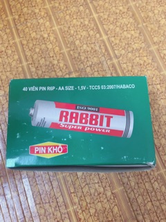 Pin tiểu AA hộp 40 viên