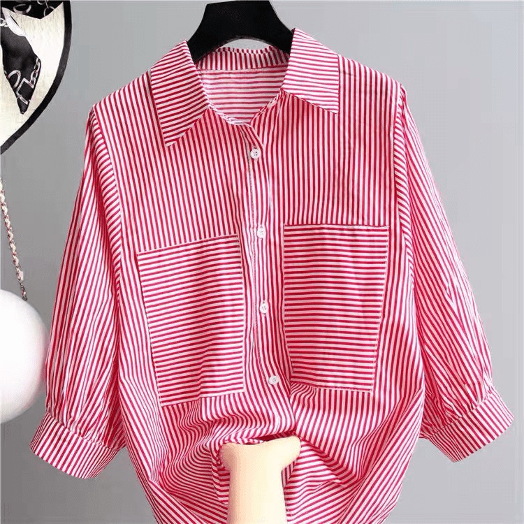 Áo Sơ Mi Nữ Caro Sọc Thời Trang Phong Cách Sành Điệu Chất Liệu Caro Xốp Thoáng Mát Cao Cấp