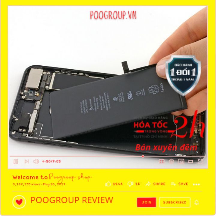Pin điện thoại pin thay thế ai phon 7G / 7plus