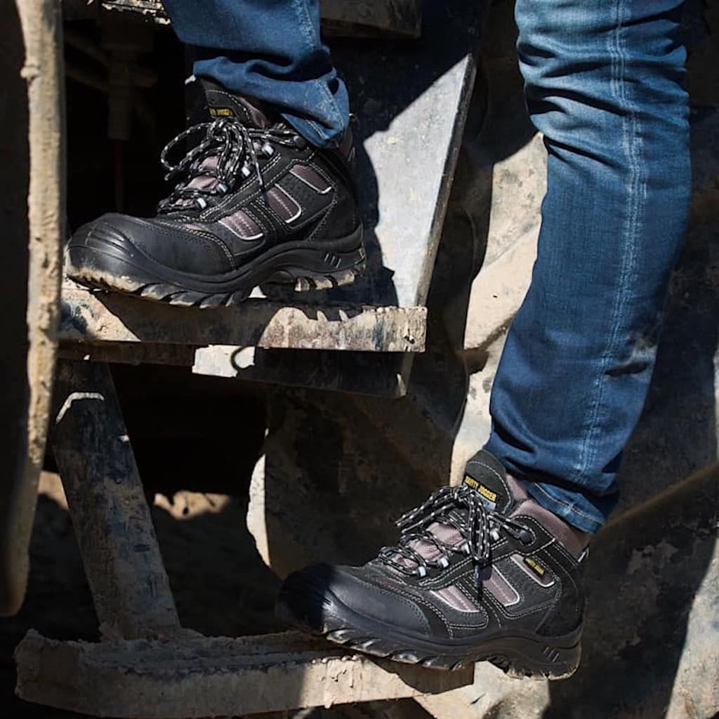 Giày bảo hộ lao động Jogger Thinksafe, da lộn cao cấp thoáng khí, đế chống đinh , chống nước, thời trang - Climber