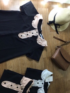 {Sale sốc} Đầm suông cổ sen bèo cho nữ