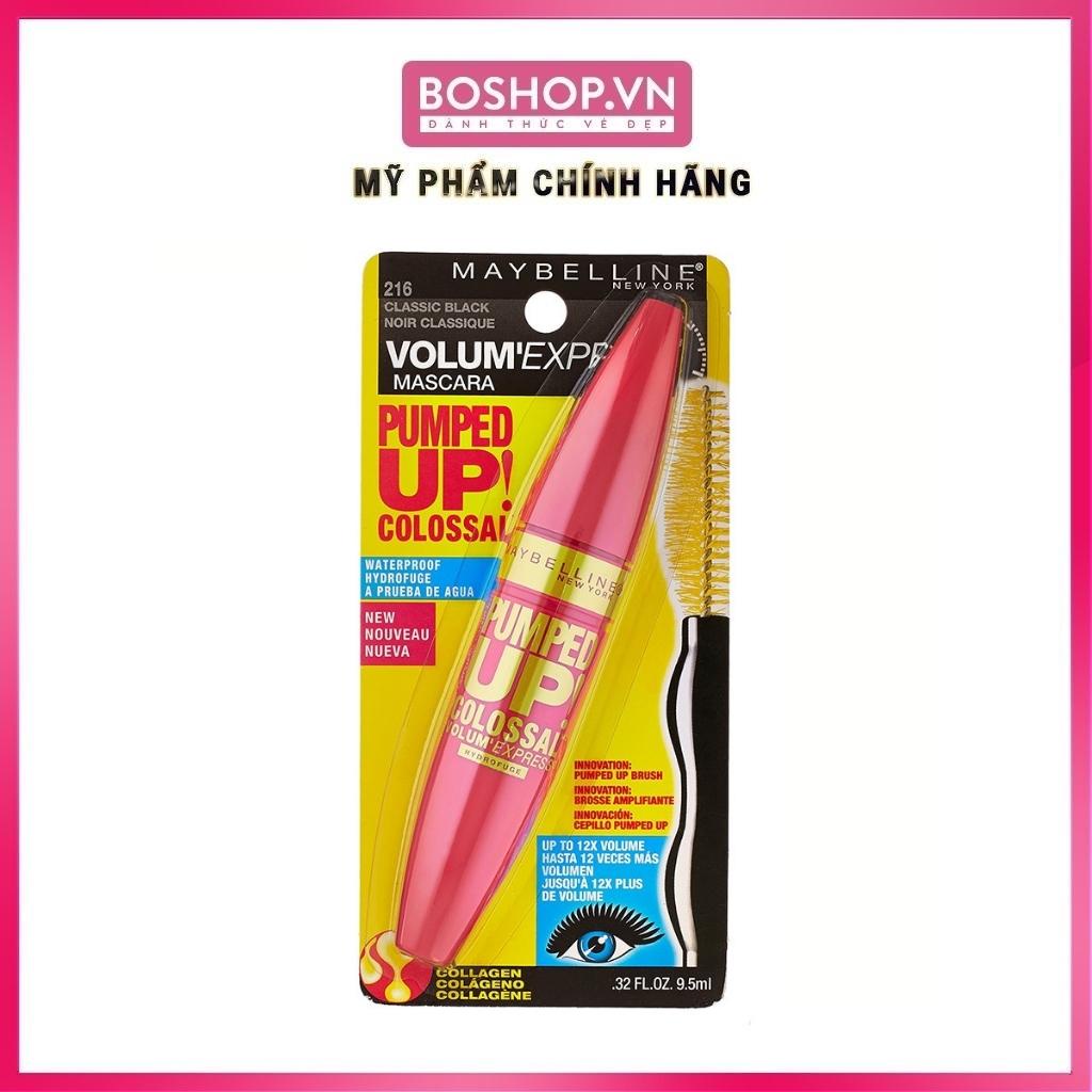 Mascara Maybelline Pumped Up Colossal Waterproof 216