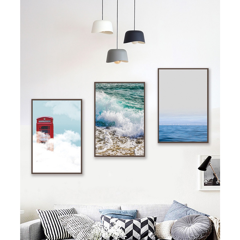 In hình ép gỗ Laminate TRANH PHONG CẢNH - Mẫu 32 (3 HCN 3x20x30, 3x30x40, 3x40x60). In ảnh theo yêu cầu