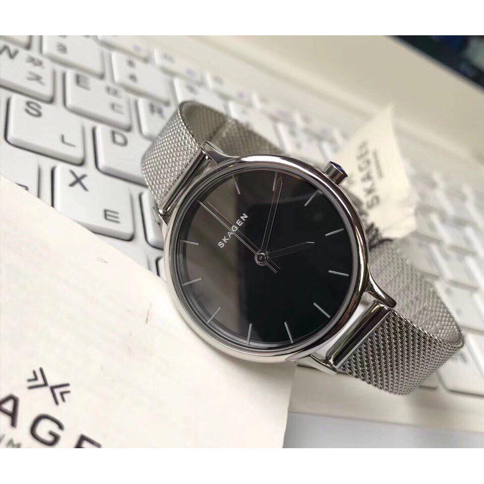 Đồng hồ skagen nữ size 30mm dây kim loại