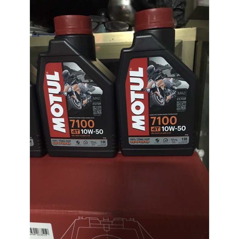 Dầu nhớt motul 7100 mẫu mới nhất 10w-50