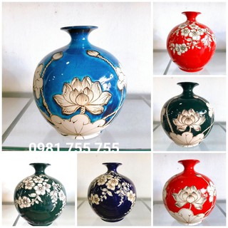 Bình hoa _ Bình hút lộc - Gốm Sứ Bát Tràng Cao Cấp
