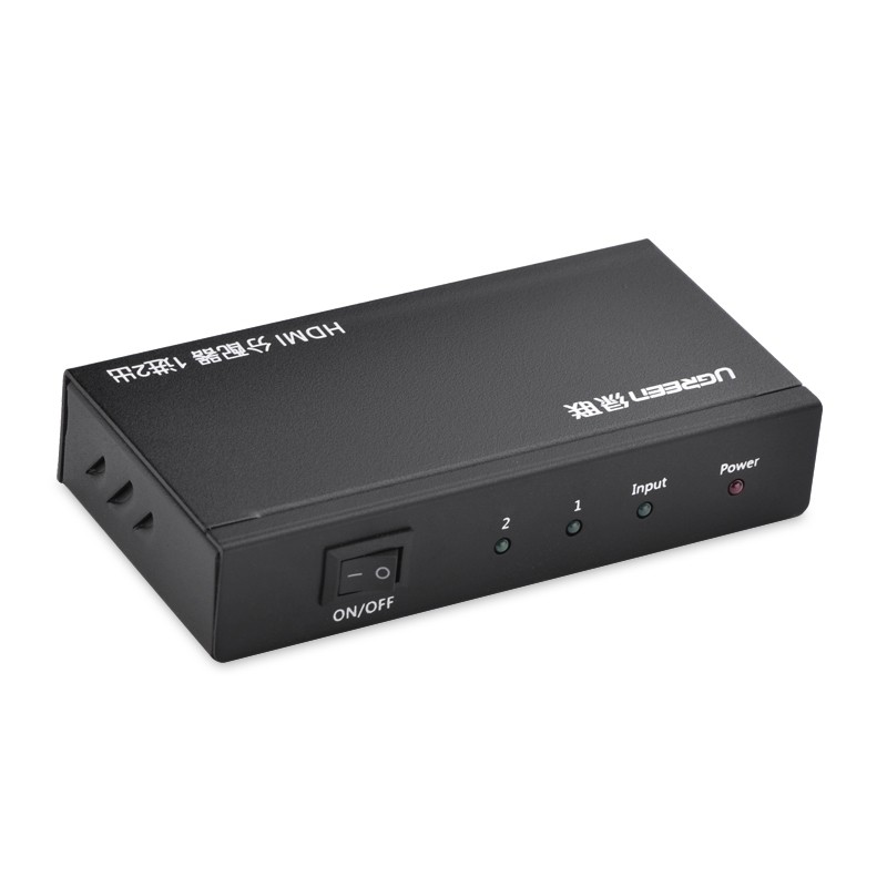 Bộ Chia HDMI Cao Cấp 1-2 Ugreen 40201 Support 4K - Chia 1 Nguồn Tín Hiệu Ra 2 Màn Hình
