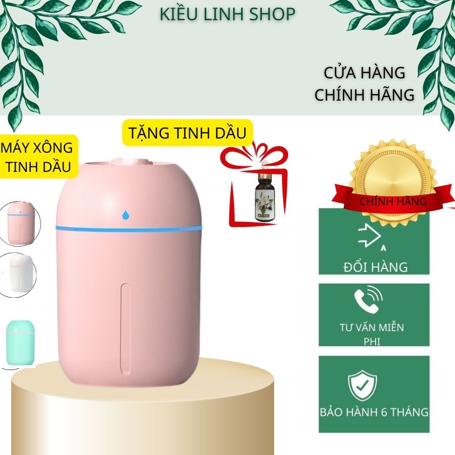 Máy Khuếch Tán Tinh Dầu 330ml Mini Phun Sương Tỏa Hương Tạo Ẩm Đuổi Muỗi Côn Trùng Cho Phòng Ngủ Và Trên Xe Hơi Tiện Lợi
