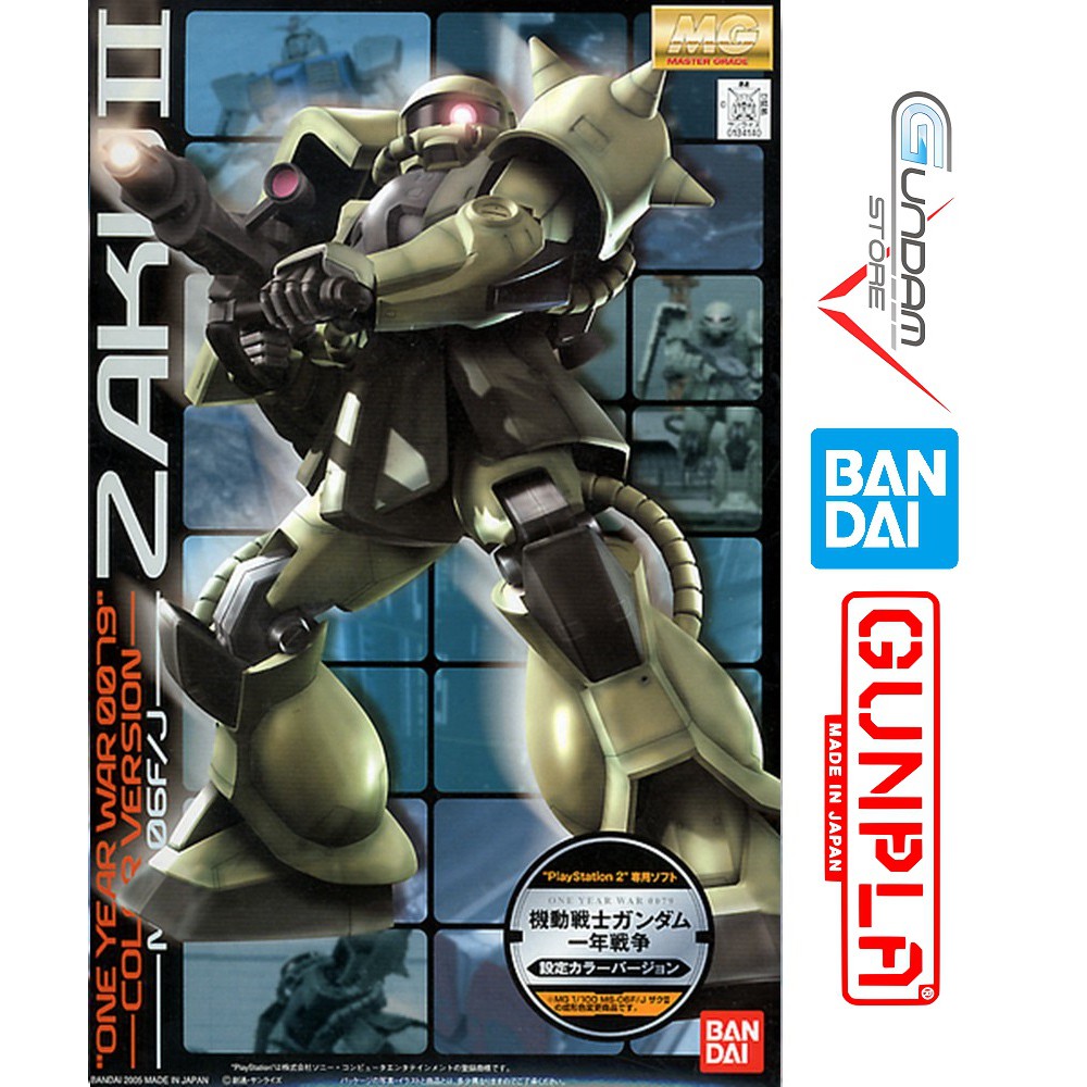 Mô Hình Gundam MG Zaku 2 MS-06F One Year War 0079 VER 1/100 Bandai Master Grade Đồ Chơi Lắp Ráp Anime Nhật