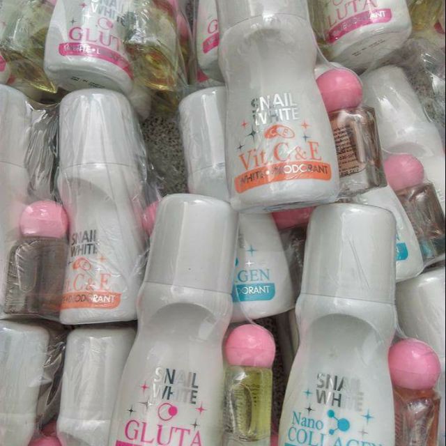 Lăn nách Gluta tặng kèm serum thâm nách