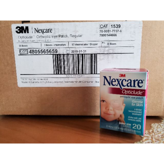 Combo 3 hộp miếng dán mắt tập nhược thị 3M Nexcare loại nhỏ