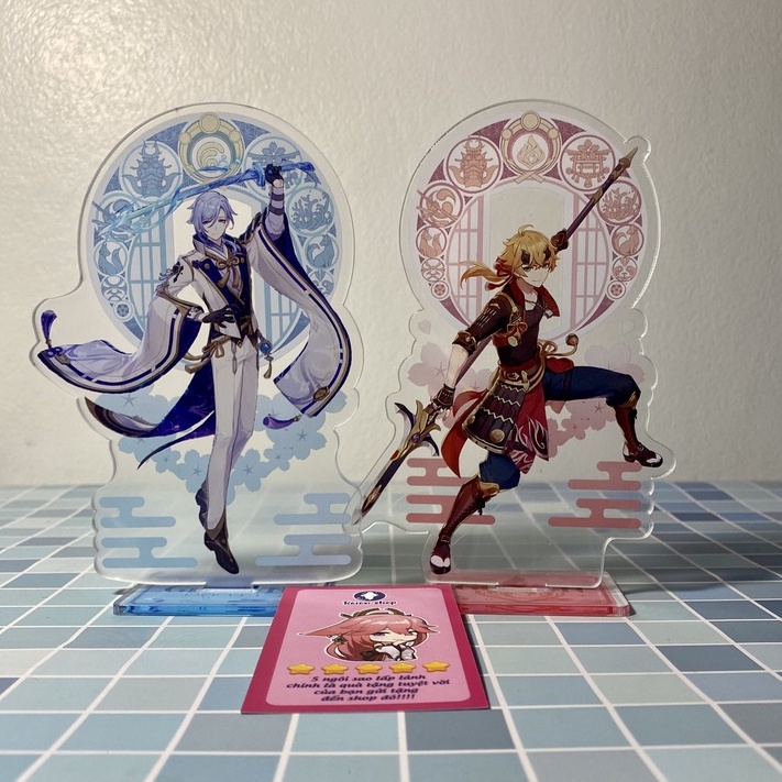 Mô Hình Standee Acrylic Mica Nhân Vật Genshin Impact Characters