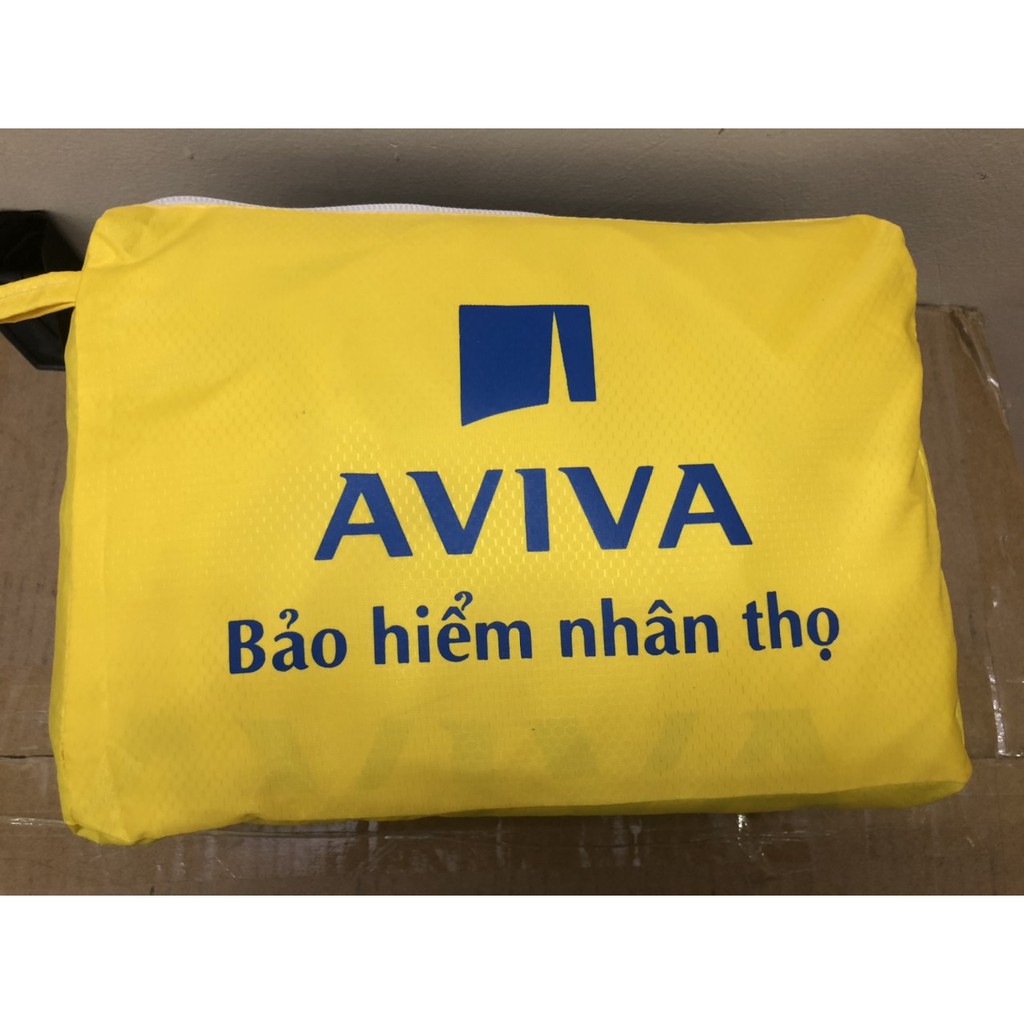 [HÌNH THẬT] Áo mưa quà tặng bảo hiểm Aviva. Số lượng lớn giá ưu đãi