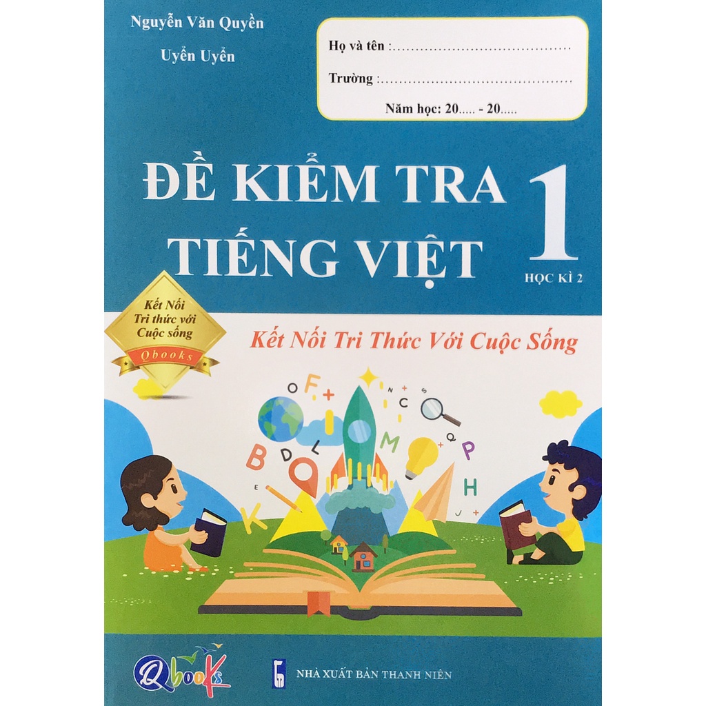 Sách - Qbooks Đề kiểm tra Tiếng Việt lớp 1 học kì 2 - Kết Nối