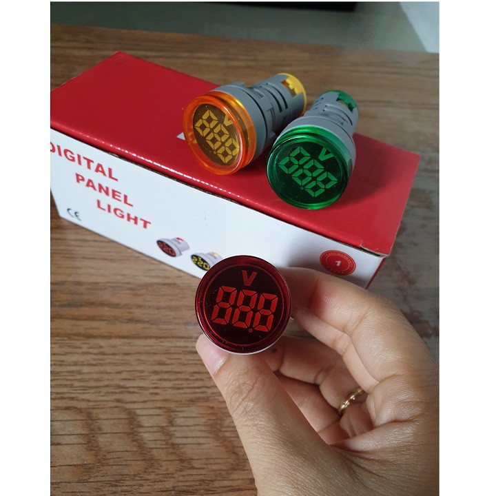 Đèn báo volt đèn báo hiển thị điện áp