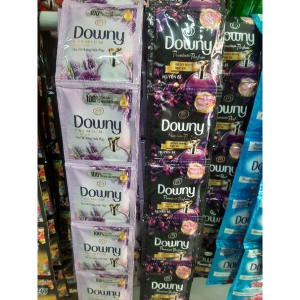 Nước Xả Downy Prenium Lưu Hương Hương Nước Hoa Thơm Lâu Đủ Màu Dây 10 Gói