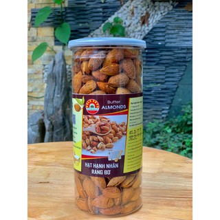 Hạt Hạnh Nhân Rang Bơ Vỏ Mỏng Thơm Ngon 500g