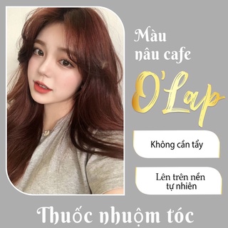 Thuốc nhuộm tóc nâu cafe không cần tẩy tại nhà giá rẻ chính hãng OLAP OL12