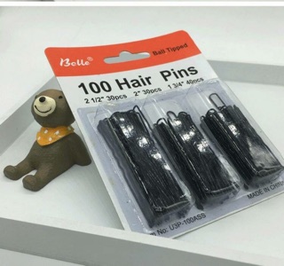 Ghim cài tóc chữ u vỉ 100c