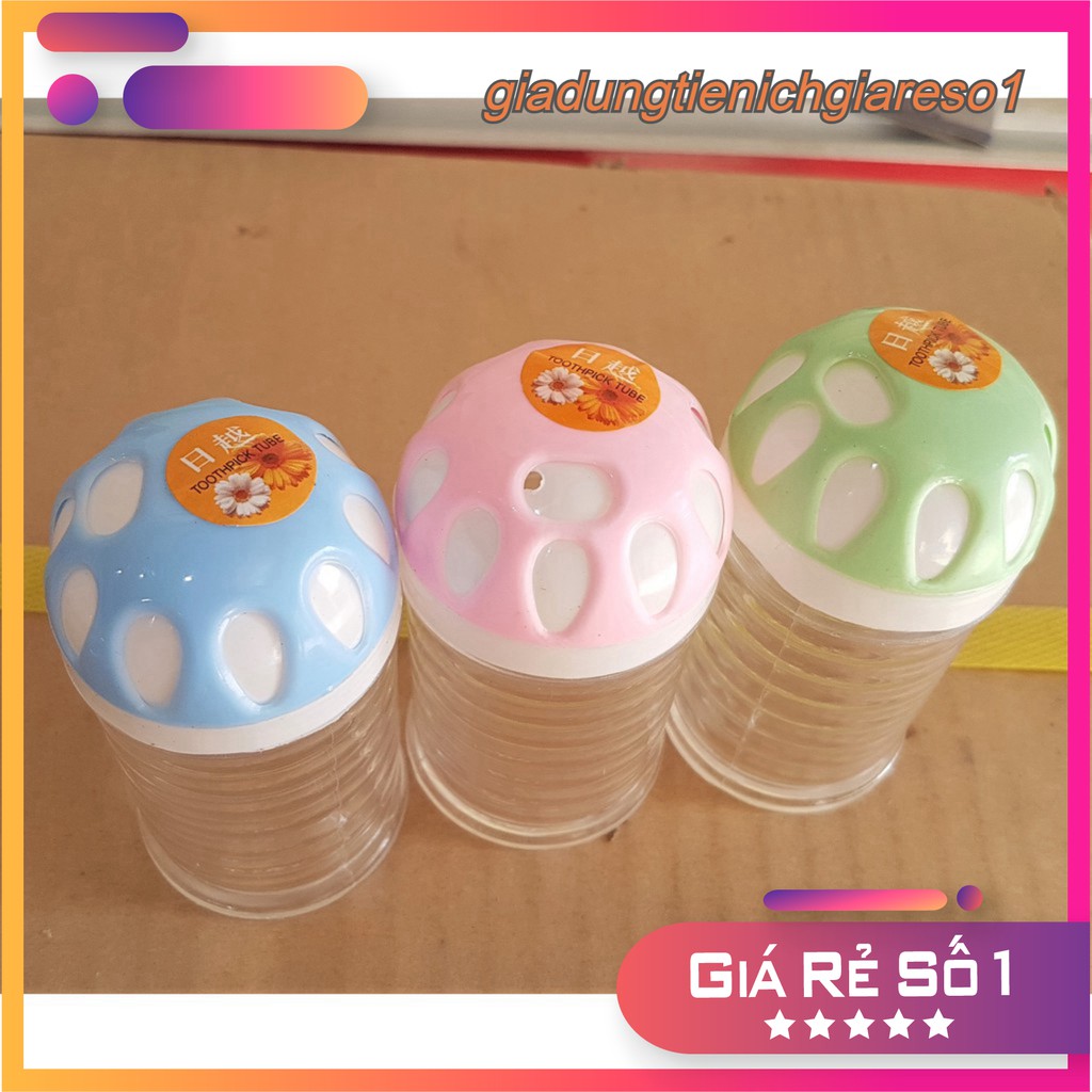 Lọ đựng tăm tiêu giá rẻ tiện dụng.