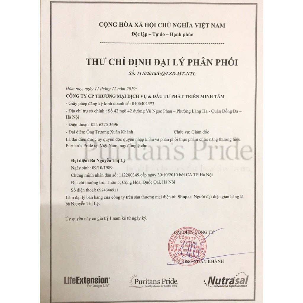 Bổ máu, ngăn ngừa thiếu máu Puritan's Pride Folic Acid 400mcg 250 viên