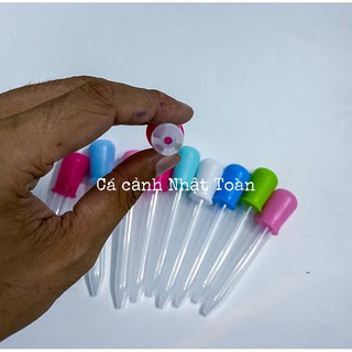 (2 ỐNG) ỐNG BÓP THỨC ĂN HÚT PHÂN CHO BỂ CÁ 5ML