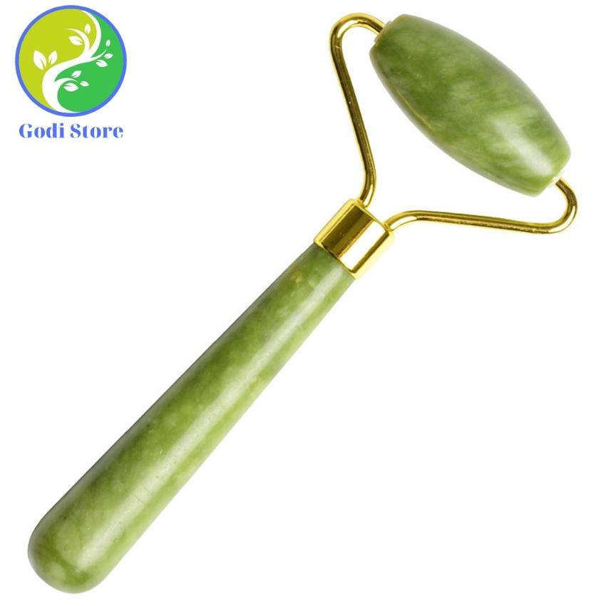 Cây Lăn Mặt - Con Lăn Massage Mặt Hai Đầu Bằng Đá Nhân Tạo, Mát Xa Mặt, Mắt Giúp Nâng Cơ, Thon Gọn Mặt - G64