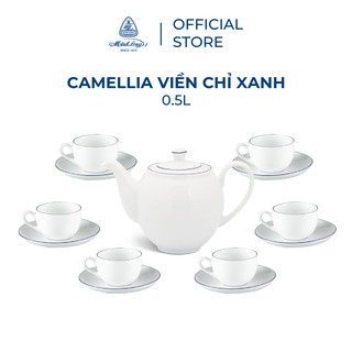 BỘ ẤM TRÀ MINH LONG CAMELLIA 0.5L
