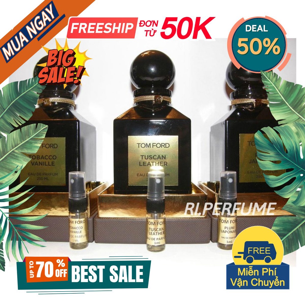 (MẪU CHIẾC) Mẫu thử nước hoa Tom Ford Tuscan Leather Test 10ml/20ml Spray / Chuẩn authentic♚CINDY.SHOP♚
