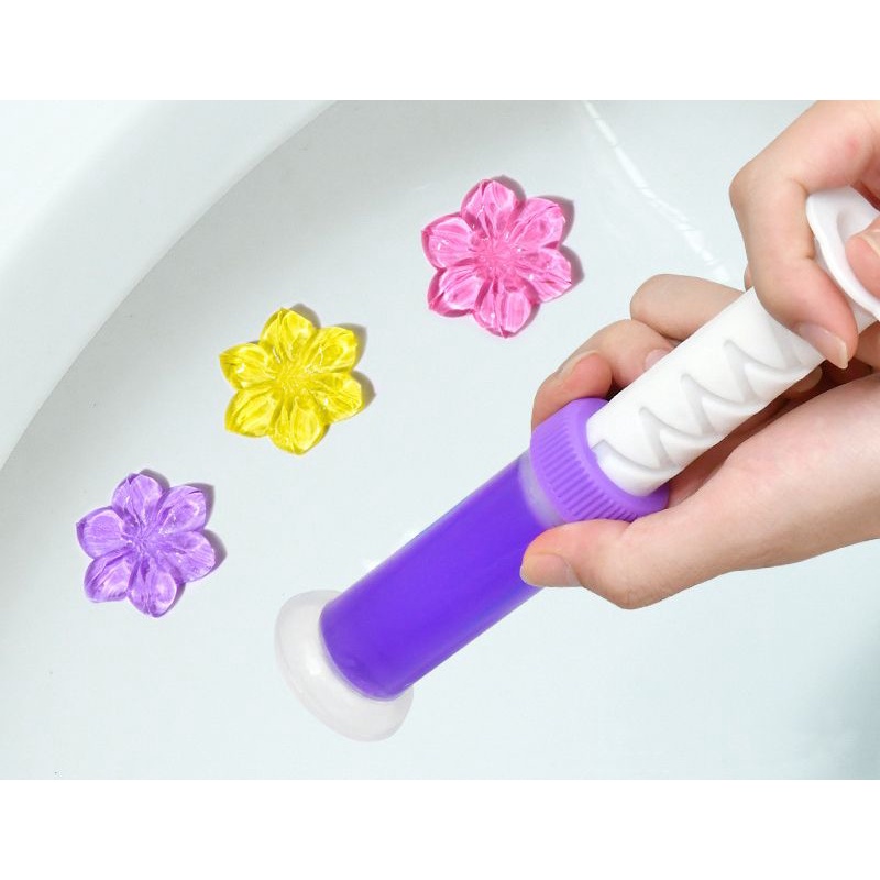 Gel Thơm Khử Mùi Nhà Vệ Sinh Bồn Cầu Toilet Hình Hoa