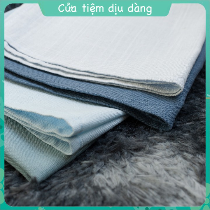 Khăn tay nam ( khăn mùi xoa) chất liệu linen (đũi) dành cho nam giới - ưu điểm nhỏ gọn, nhẹ và mềm mại