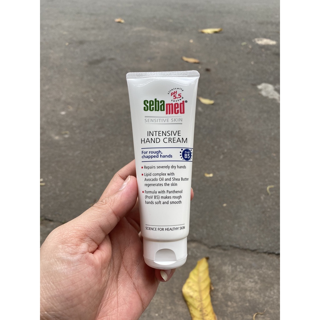 Kem dưỡng da tay dưỡng ẩm, phục hồi chuyên sâu Sebamed pH5.5 Intensive Hand Cream 75ml