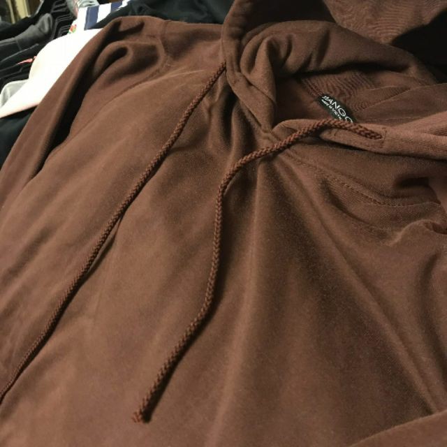 Áo khoát hoodie unisex - áo khoác nỉ chui đầu màu Nâu, Đen