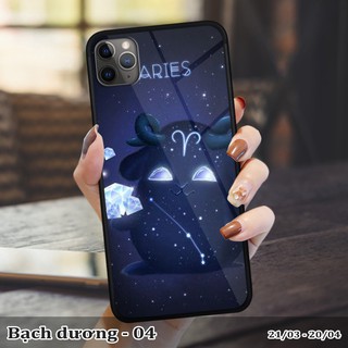 Ốp kính iPhone 11 Pro Max in cung hoàng đạo