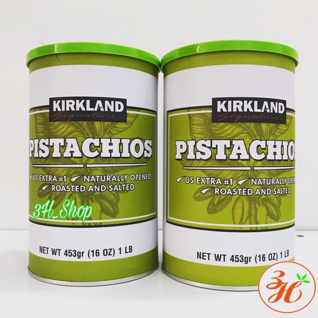 Hạt dẻ cười Kỉkland hộp thiếc 453g date T2/2023 - Mỹ