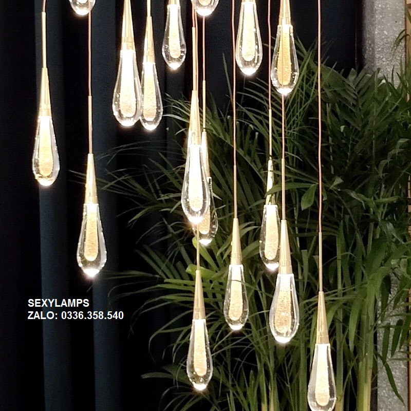 ĐÈN THẢ GIỌT LỆ (TẶNG KÈM BÓNG LED)