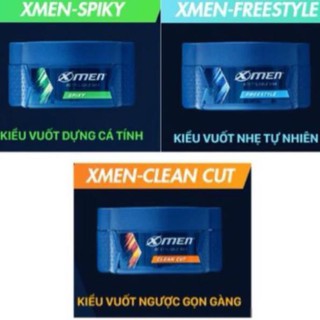 sáp vuốt tóc Wax Xmen spiky, Clean Cut, freestyle (70g hủ)
