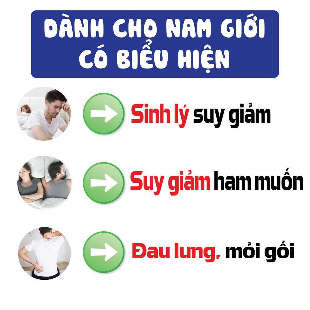 Viên uống tăng cường sinh lý sâm nhung bổ thận Hadiphar (60 viên)