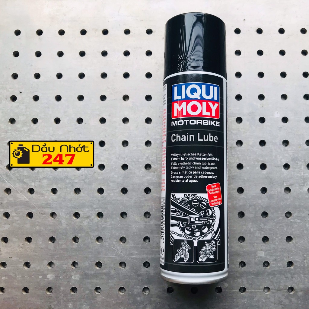 Chai xịt dưỡng sên/xích Liqui Moly Chain Lube 1508 - 250ml