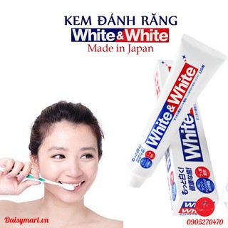 Kem đánh răng white and white của Nhật