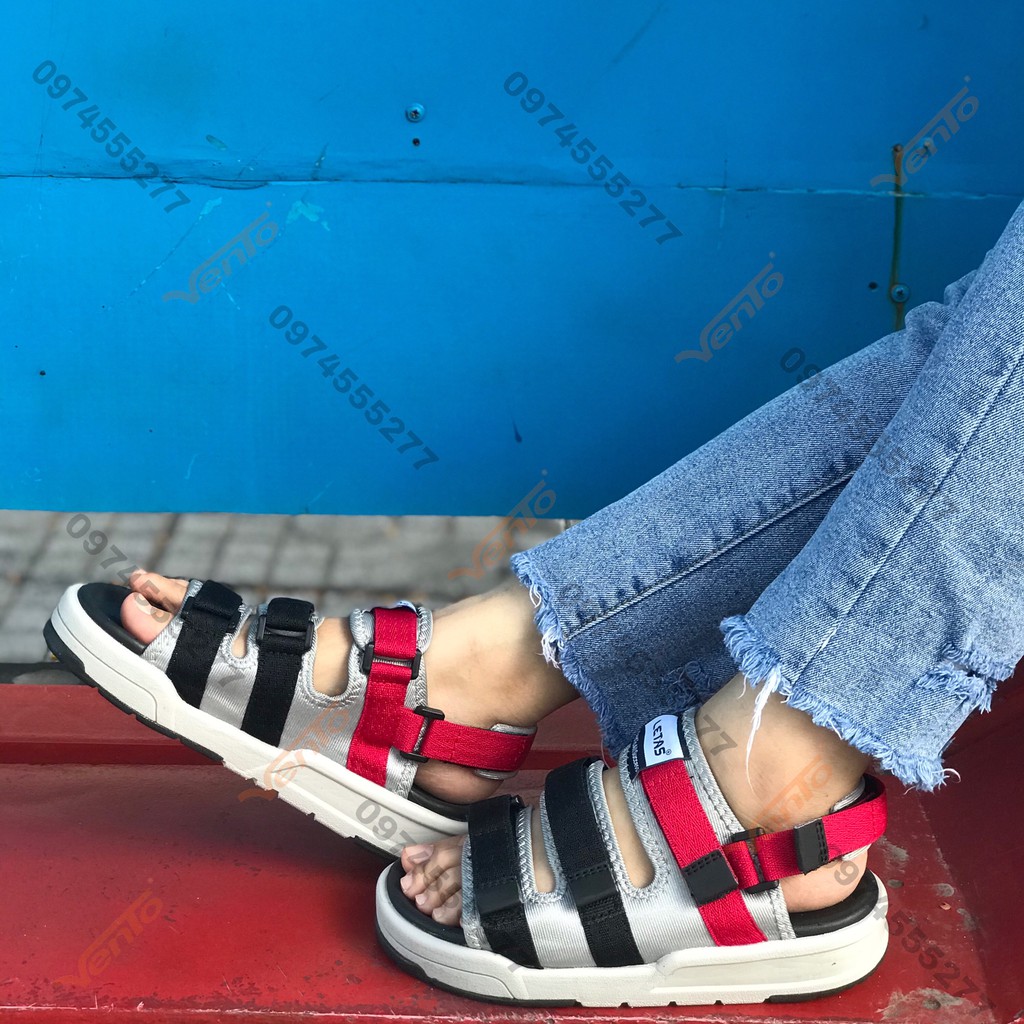 <3 SANDAL HOT HIT CHÍNH HÃNG LETAS D1001 ĐEN ĐỎ > . new ‼️ . new  <3 🇻🇳 2020 : : ⁸