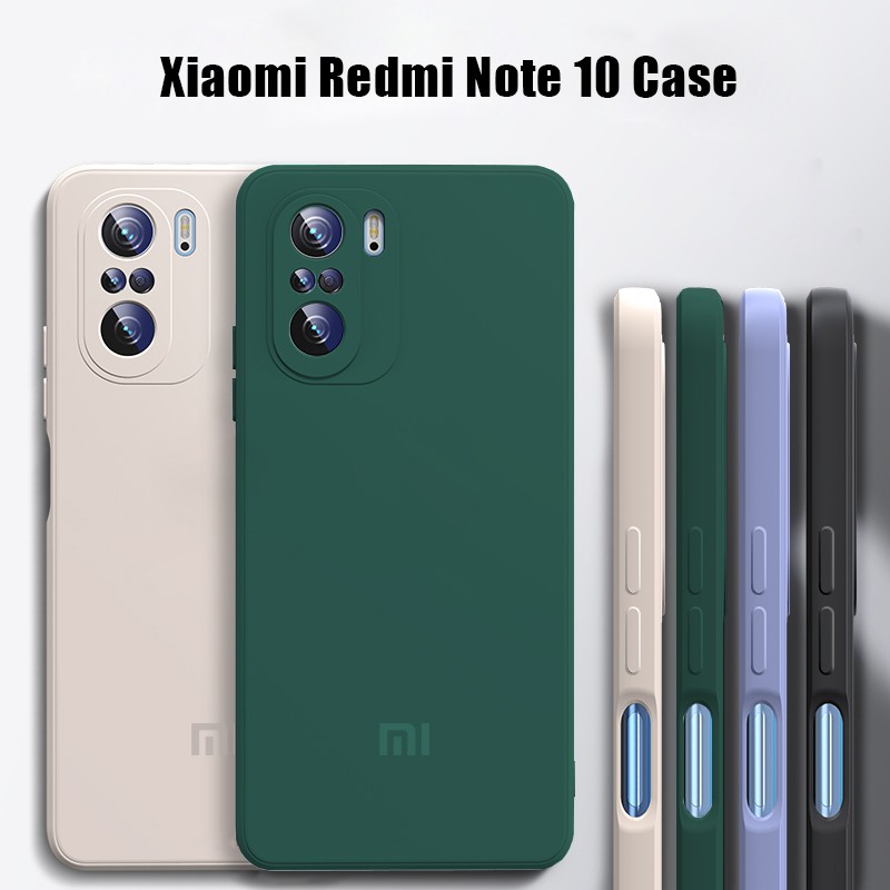Ốp điện thoại silicon mềm màu kẹo cho Xiaomi Redmi Note 10 Pro Max 10S 10T 4G 5G