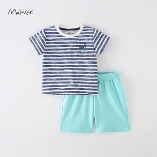Bộ cộc tay bé trai, set bộ đồ cho bé, đồ bộ trẻ em Malwee cotton mẫu mới 2021