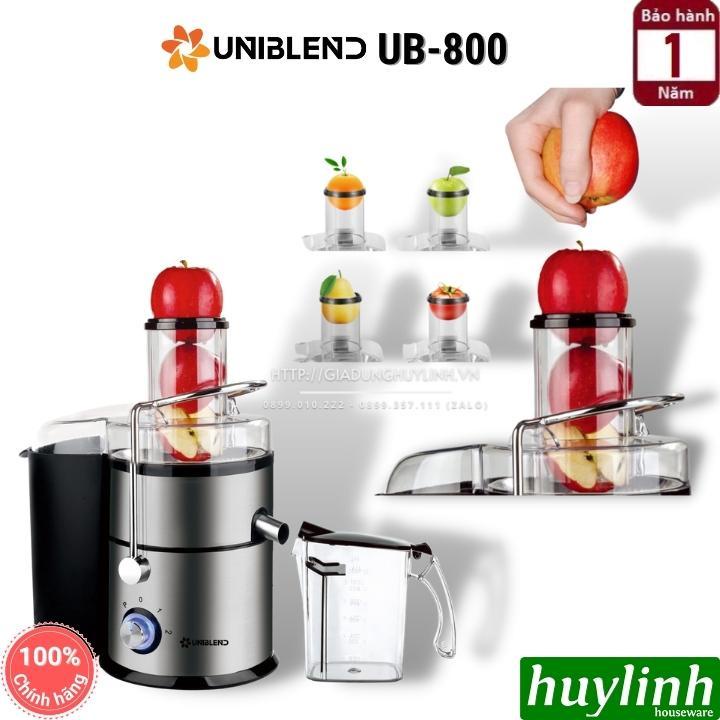 [Mã 33ELSALE hoàn 7% đơn 300K] Máy ép trái cây Uniblend UB-800 - 800W