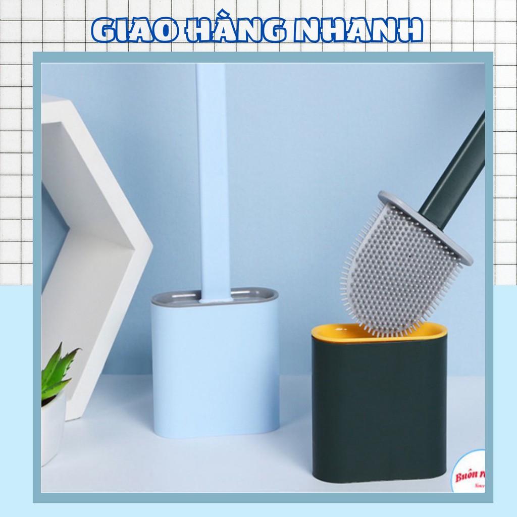 Cọ Vệ Sinh Bồn Cầu Bằng Silicon Tiện Dụng Kèm Hộp Đựng 88185 Giao Hàng Nhanh