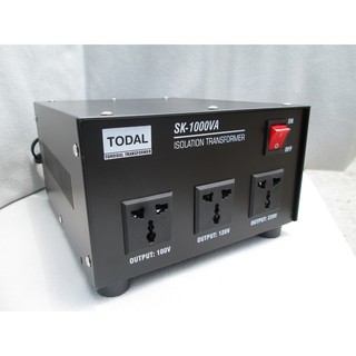 Biến áp cách ly 1KVA điện ra 220v, 120v, 100v dây đồng