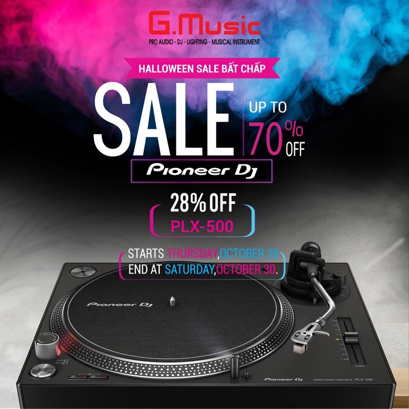 Bàn DJ PLX 500 Pioneer DJ - Hàng Chính Hãng