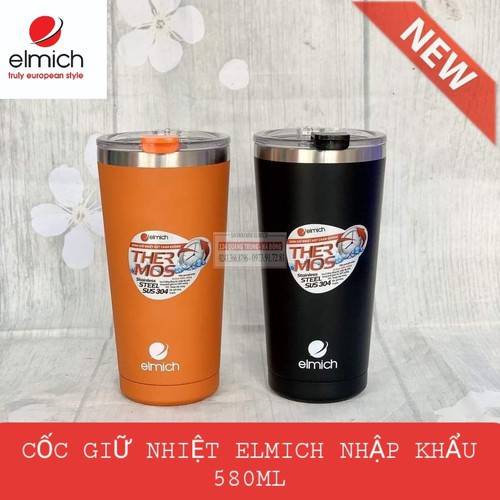 Cốc giữ nhiệt Elmich inox 304 580ml EL3666