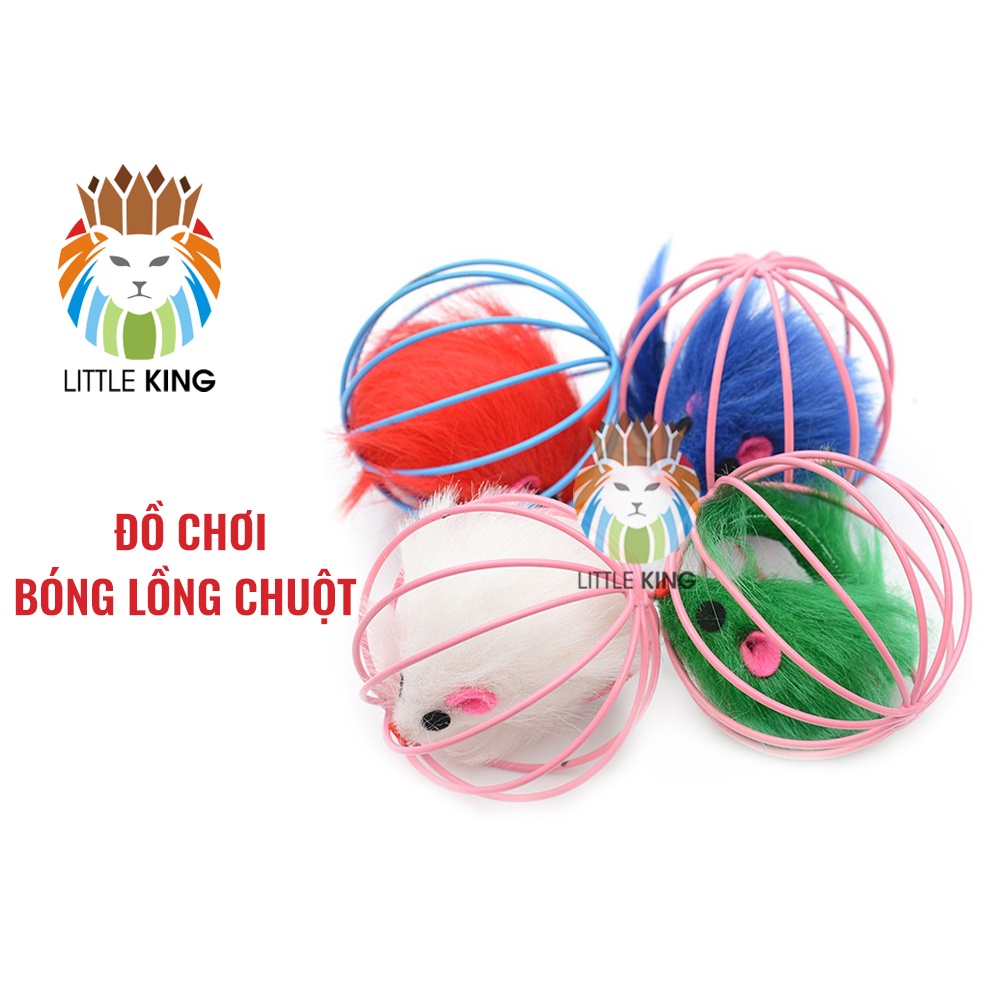 Đồ chơi bóng lồng chuột cho chó mèo, thú cưng Little King pet shop