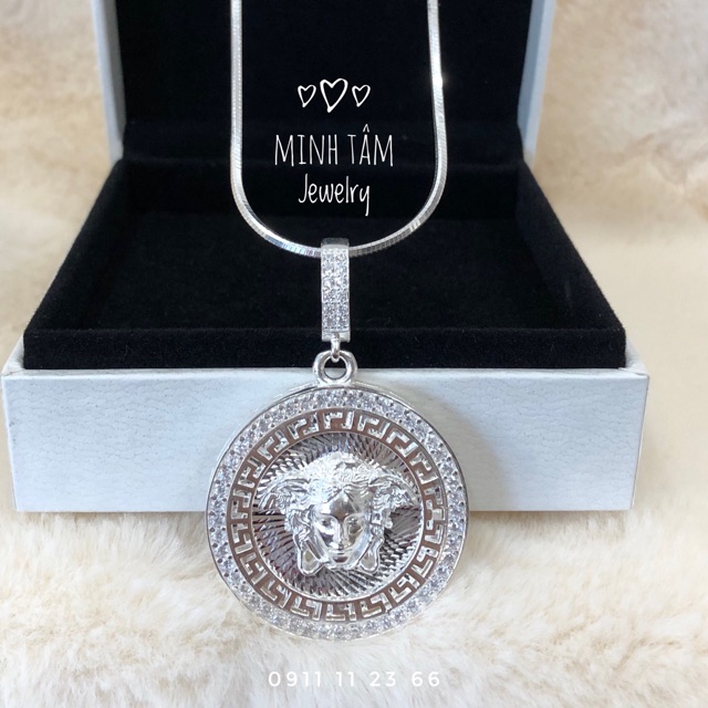 [BẠC TA] Mặt dây chuyền nam Versac cao cấp-Minh Tâm Jewelry